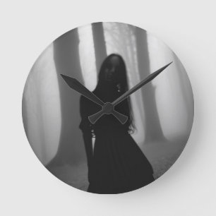 Breath of the Ethereal Grove Round Clock