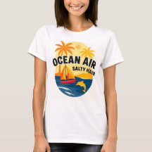Breath the ocean summer vibes tee T-shirt 