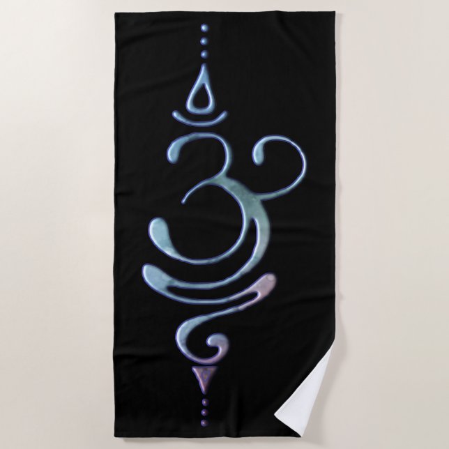 Breathe 1  beach towel (Front)