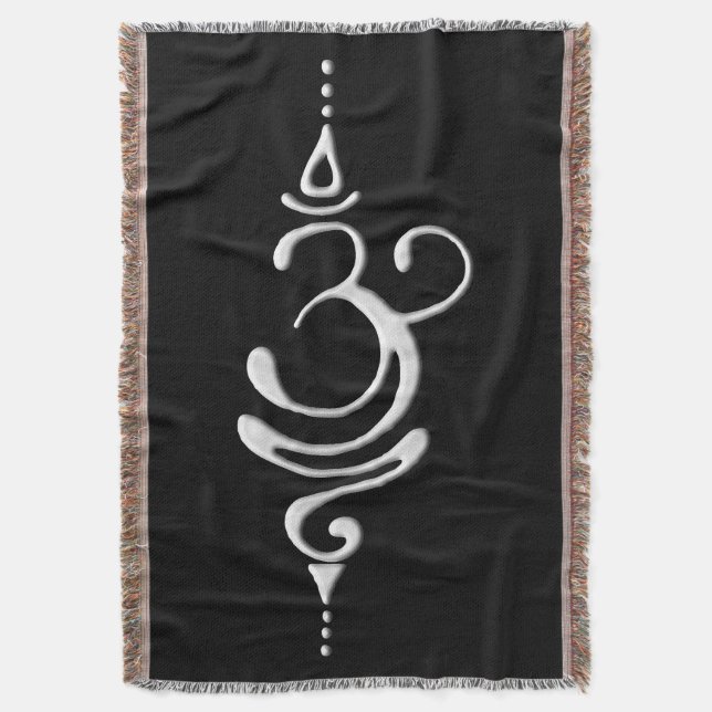 Breathe 3 throw blanket (Front Vertical)