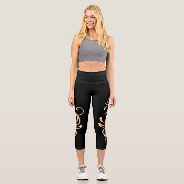 Breathe 4 capri leggings (Front)