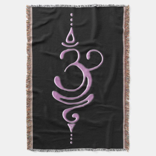 Breathe 5 throw blanket (Front Vertical)