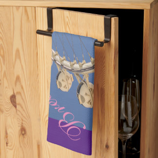 Breathe and do Yoga Las Vegas Style Tea Towel