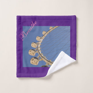 Breathe and do Yoga Las Vegas Style  Wash Cloth