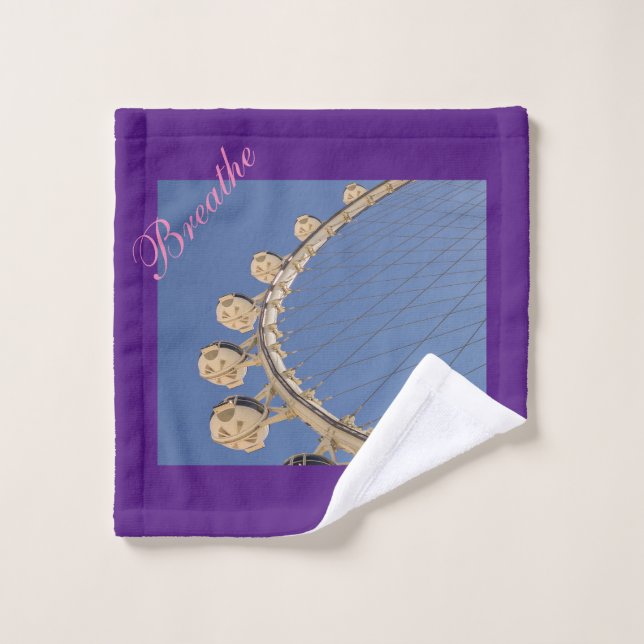 Breathe and do Yoga Las Vegas Style  Wash Cloth (Wash Cloth)