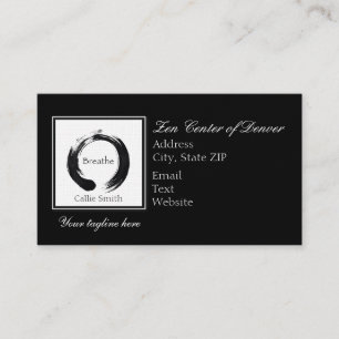 Breathe and Enso Circle Appointment Card