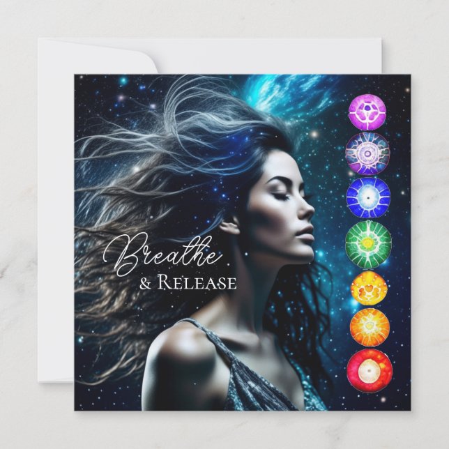 Breathe and Release | Beautiful Ethereal Woman (Front)