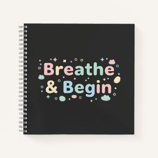 Breathe & Begin Pastel Notebook