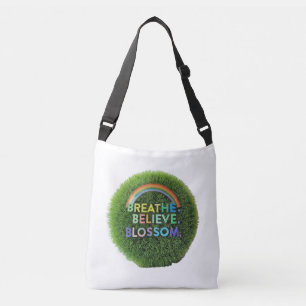 Breathe, Believe, Blossom - Cross-Body Bag