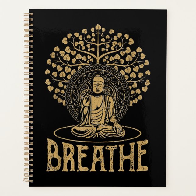 Breathe Buddha Idea Yoga and Meditation Planner (Front)