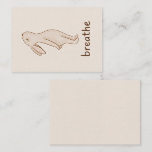 Breathe Bunny Mini Enclosure Card