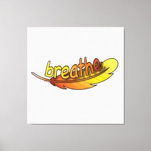 Breathe canvas print