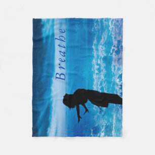 Breathe Cuddle up, Cosy and Warm Customise Fleece Blanket
