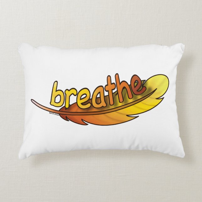 Breathe  decorative cushion (Front)