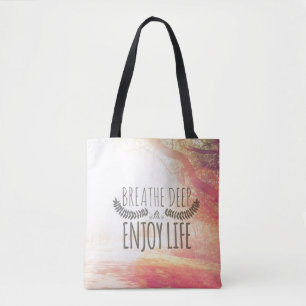 Breathe Deep Tote Bag