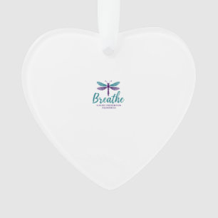 Breathe Dragonfly Suicide Prevention mental health Ornament