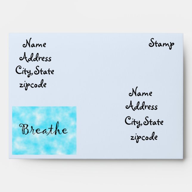 Breathe-envelope Envelopes (Front)