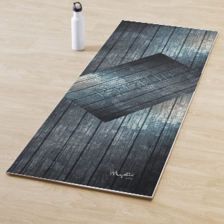 "Breathe" (Grey) Yoga Mat