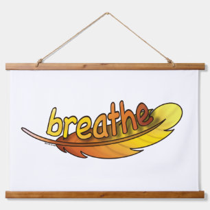 Breathe hanging tapestry