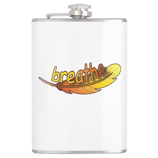 Breathe  hip flask (Front)