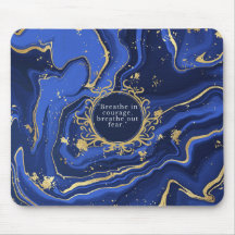 Breathe In Courage Mouse Mat