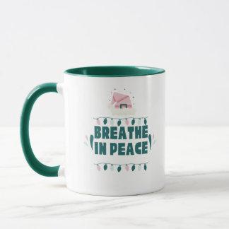 “Breathe in Peace” Minimalist Zen Mug