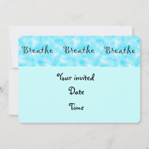 Breathe-invitation Invitation