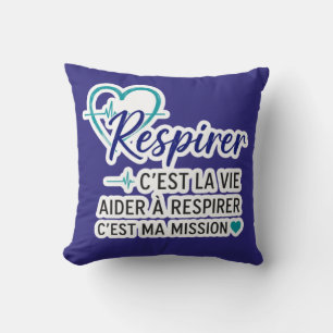 Breathe, it's life ❤️ Tribute to inhalation ther Cushion
