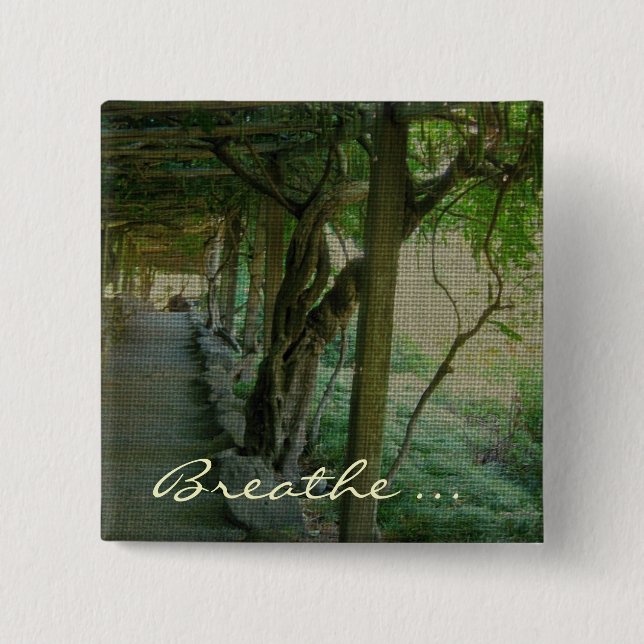 Breathe/Japanese Garden - Button (Front)
