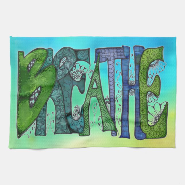 Breathe Kitchen Towel (Horizontal)