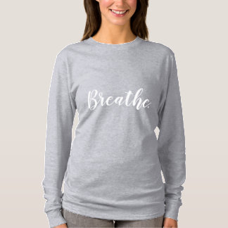 Breathe Long Sleeve Grey T-Shirt
