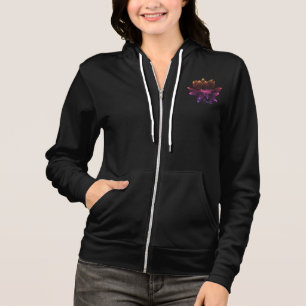Breathe Lotus Flower Yoga Meditation Hoodie