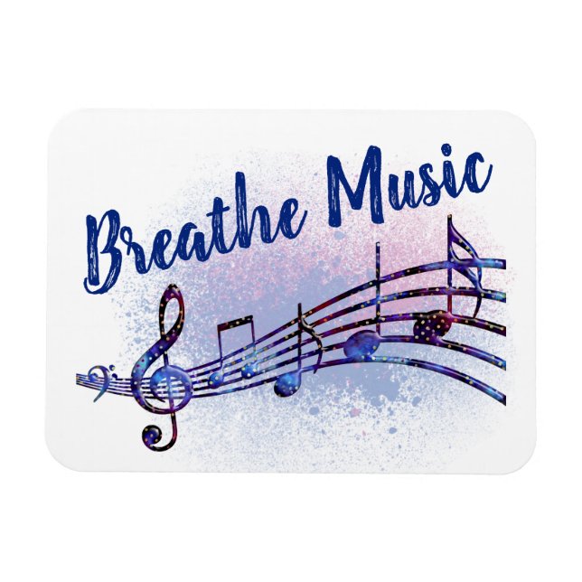 Breathe Music MoonDreams Music Logo Magnet (Horizontal)
