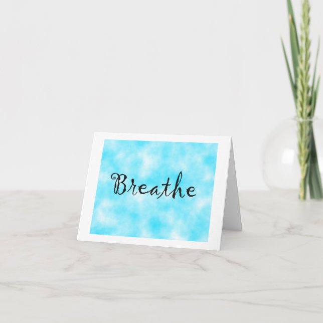 Breathe-note card (Front)