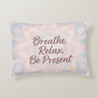 Breathe, Relax, Be Present – Mindfulness Pillow