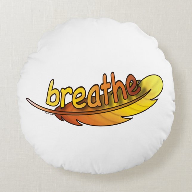 Breathe  round cushion (Front)