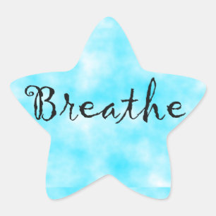 Breathe-star sticker