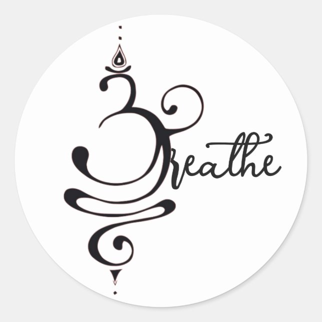 Breathe Sticker (Front)