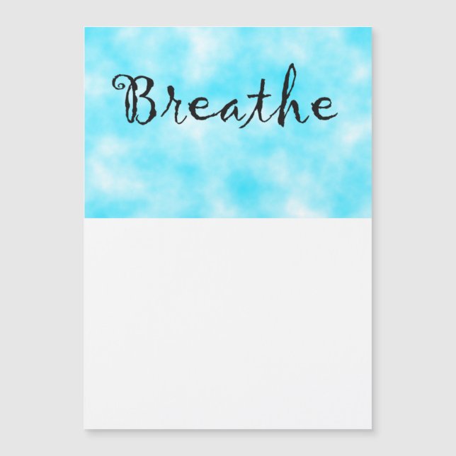 Breathe-thin magnetic card (Front)