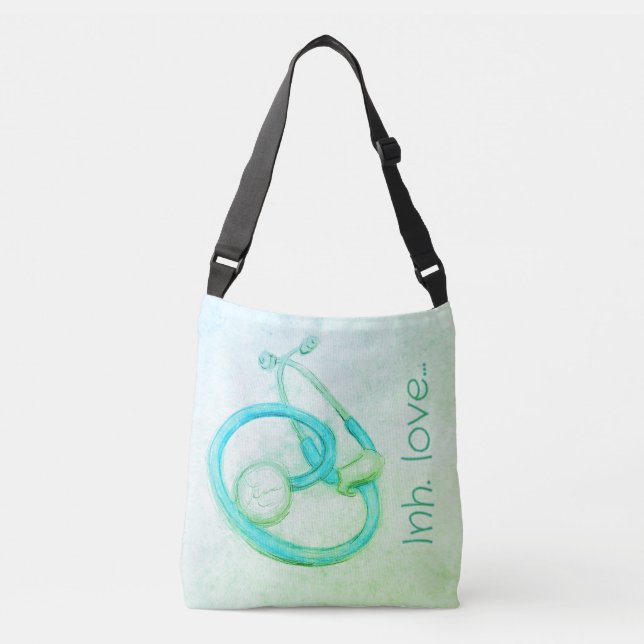 Breathe with love crossbody bag (Front)