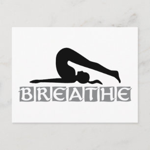 BREATHE Yoga Postcard