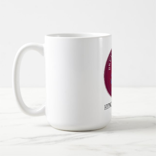 Breathed Once: Hypnotic Demon Skull Coffee Mug (Left)