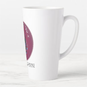 Breathed Once: Hypnotic Demon Skull Latte Mug