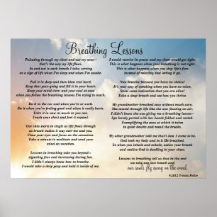 Breathing Lessons ©2012 by Trinka Polite (poster) Poster