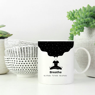 Breathing Meditation Mug - Starry Night Zen