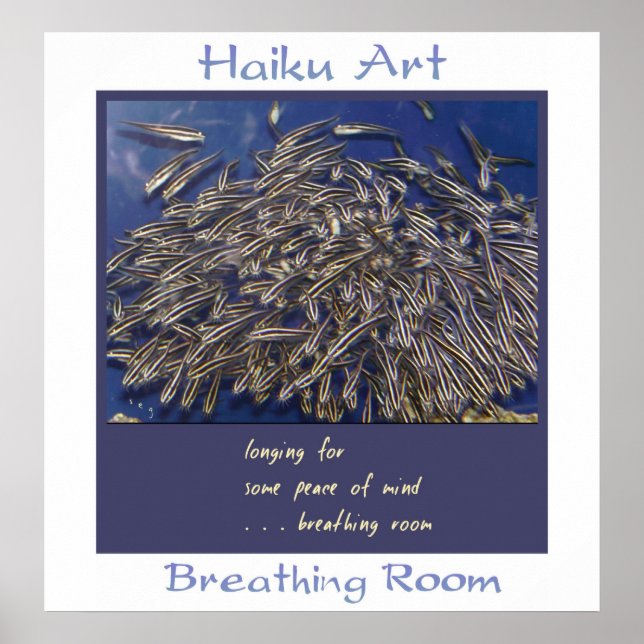 Breathing Room Haiku Art Print (Front)