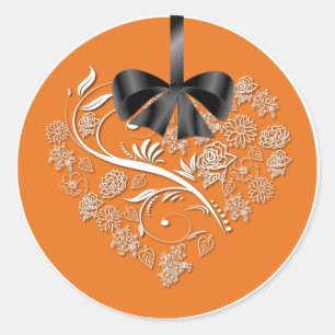 Breathless Wedding Envelope Seals - pumpkin