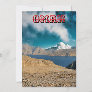 Breathtaking beauty of Oman Holiday Card
