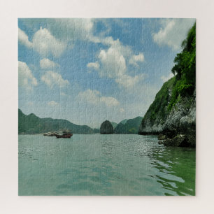 Breathtaking coastal landscape of Cat Ba Vietnam Jigsaw Puzzle