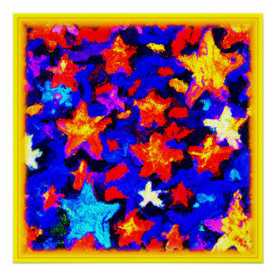 "Breathtaking Colourful Stars". Buy Now Poster